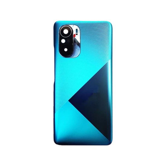 Tapa Trasera+Lente de Cámara Xiaomi Poco F3 Azul Océano Profundo